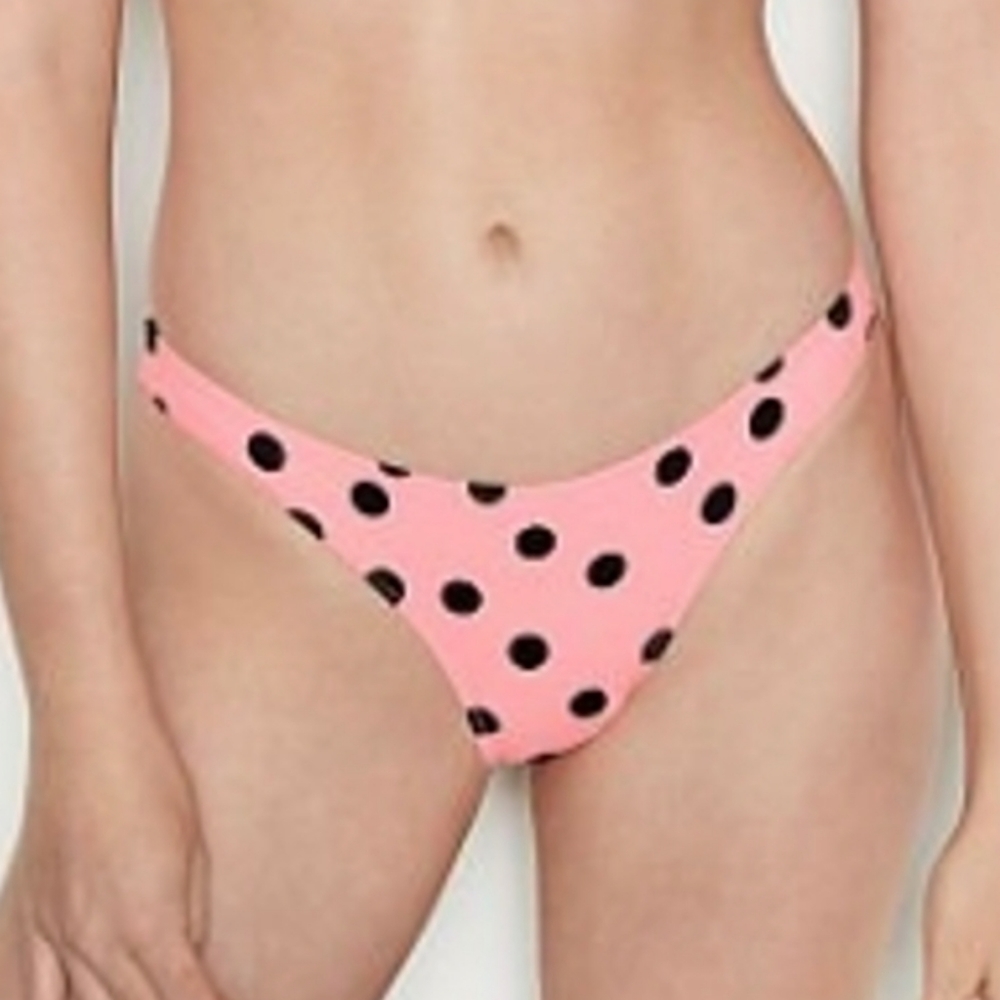 Victoria Secret Polka Dot Scrunchy Butt Bikini Bottoms